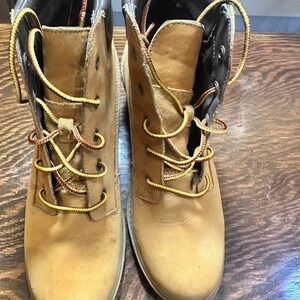 Timberlands women's  wedge high heel size 8
